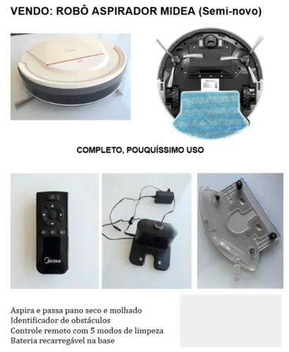 Robô Aspirador com Pano
