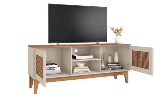 Rack para sala com portas