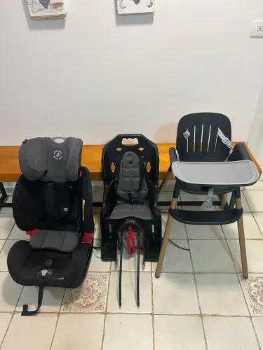 Cadeirinha carro Maxi-cosi, cadeira poke e cadeira bike