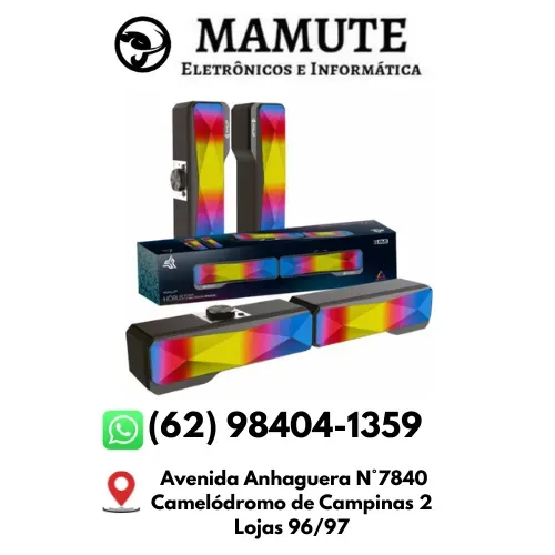 Caixa De Som para PC Multimídia 2.0 10W com Led KNUP - KP-RO825