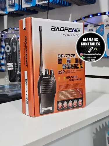 Par de Rádio Comunicador Baofeng BF-777S #