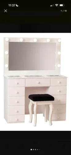 penteadeira camarim (com banquinho)