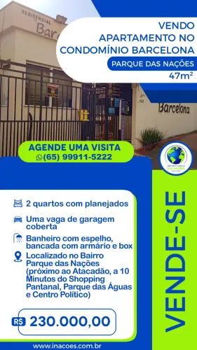 Vendo Apartamento no Condomínio Barcelona - Parque das Nações