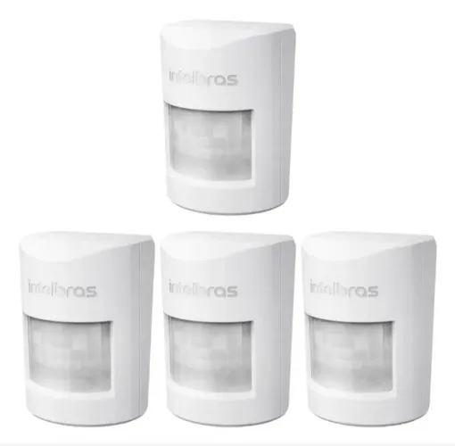 4 SENSORES INFRAVERMELHO PASSIVOS C/FIO IVP 1000 PET - STS