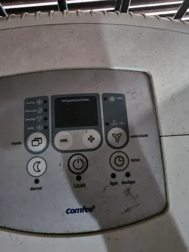 Ar condicionado portátil 9000 BTU controle digital