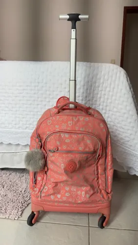 Mochila Kipling Original com Rodinhas - Bom Estado