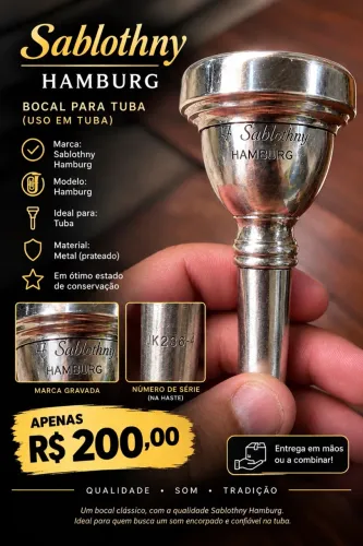 Bocal para Tuba