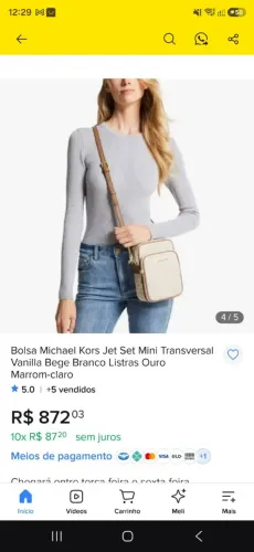 Bolsa Michael kros original nova