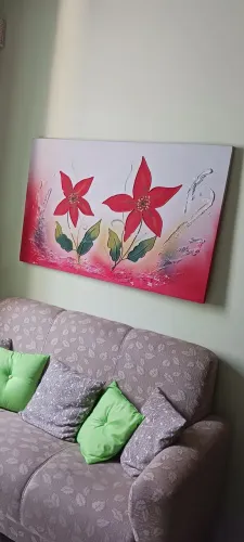 Quadro lindo pintado a mão.