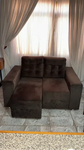 Sofá 2 lugares retrátil