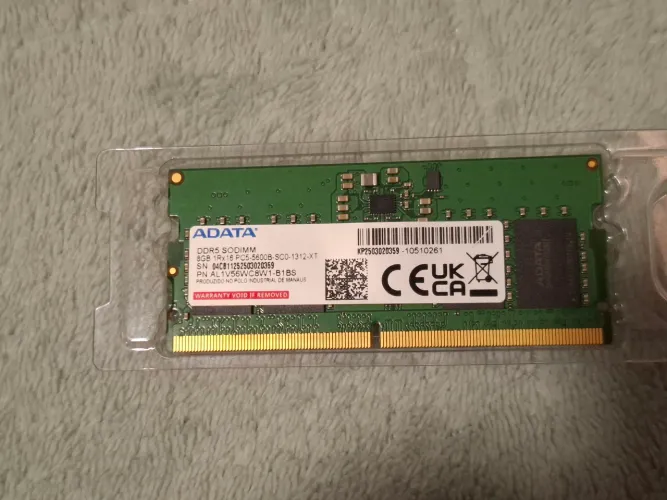 Memoria RAM Adata notebook DDR5 8gb 5600mhz