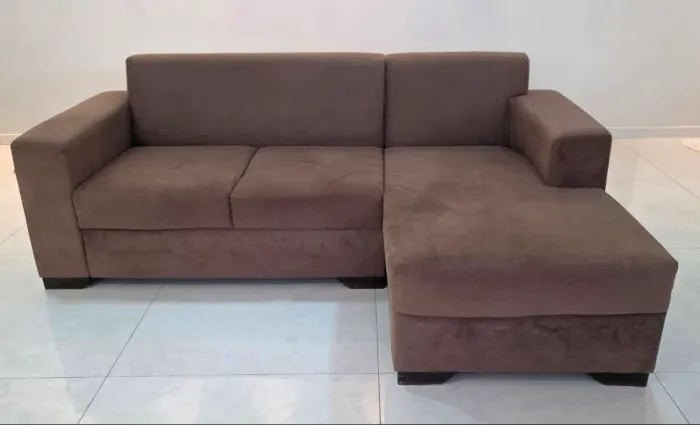 Sofá 3 lugares com chaise + 2 poltronas - Excelente estado