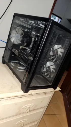 Ryzen 7 5700, RX 7600, Fonte 600w, 1tb NVME m.2 Kingston, PC Computador