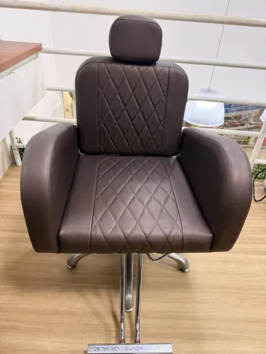 Poltrona reclinável cabeleireiro