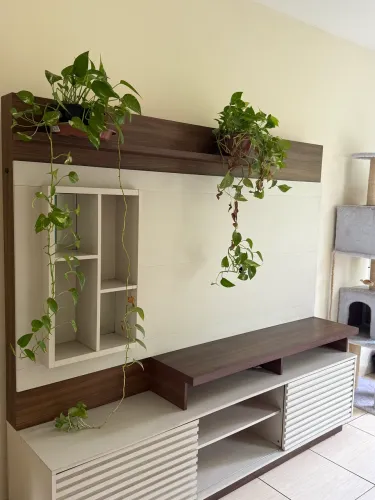 Rack com painel 