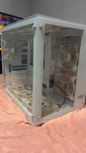 Gabinete aquário aigo + 9 fans aigo+ controladora!