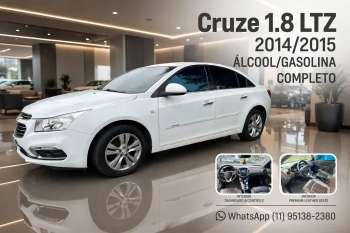 Chevrolet Cruze LTZ 1.8 16V Flexpower 4P Aut. 2015