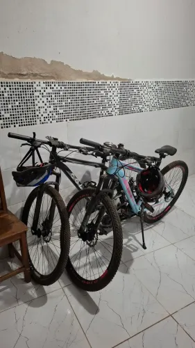 2 Bicicletas Colli Atalanta Aluminio Aro 29 Freio A Disco Kit Shimano