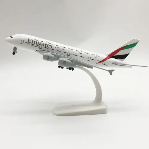Avião Miniatura Avião A380 Emirates (20cm) - NOVO!!