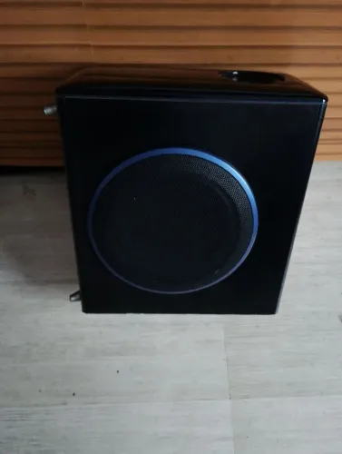 Caixa subwoofer Samsung de home theater 