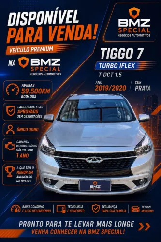 Chery Tiggo 7 T 1.5 16V Turbo Flex Aut. 2020