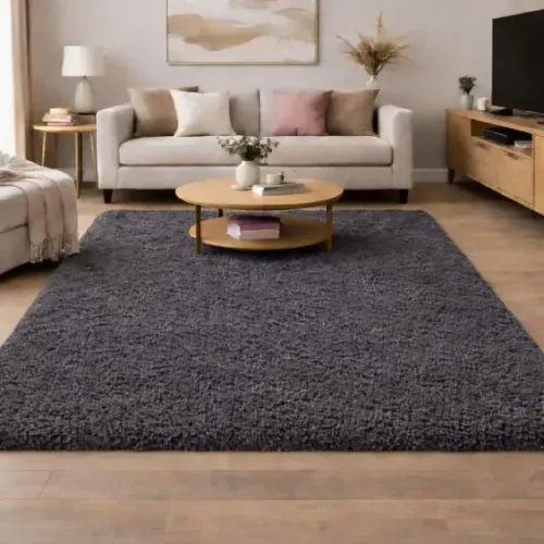 Tapete Cinza 1,50x1,00 Para Sala e Quarto