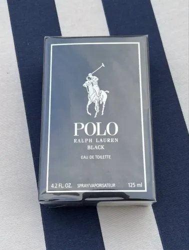 Perfume masculino polo ralph lauren black 125ml novo