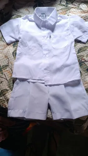 Conjunto social de bebê veste 1 ano