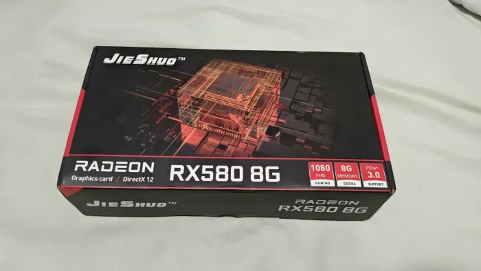 PLACA DE VÍDEO AMD RADEON RX 580 8GB GDDR5 - PRATICAMENTE NOVA!