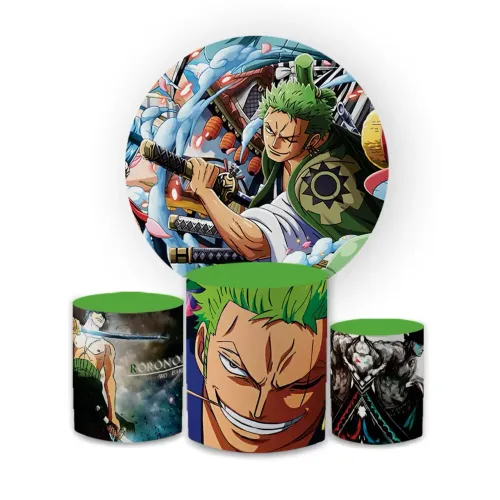Capas de cilindros RoronoaZoro One Piece 