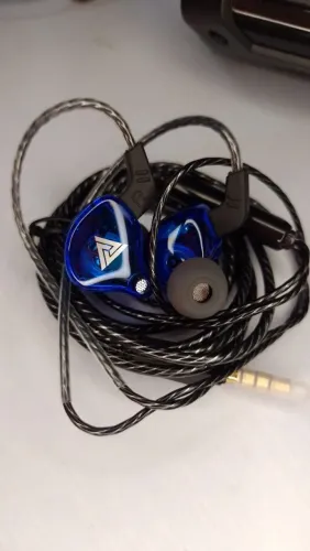 Fone QKZ AK6 gamer Azul Celestial