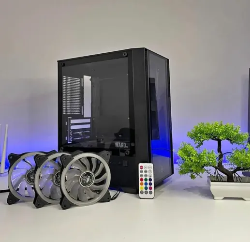 Gabinete mATX com controladora+3Fans
