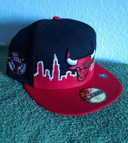 Boné Original New Era 59Fifty Chicago Bulls Tip-Off - Fechado - 7 1/2 e 7 5/8