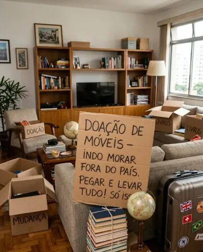 Doação de móveis
