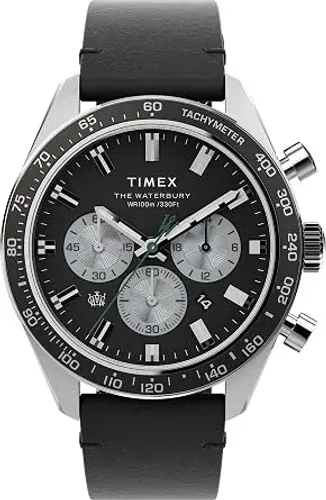 Relógio masculino Timex Waterbury Diver com cronógrafo automático de 41 mm