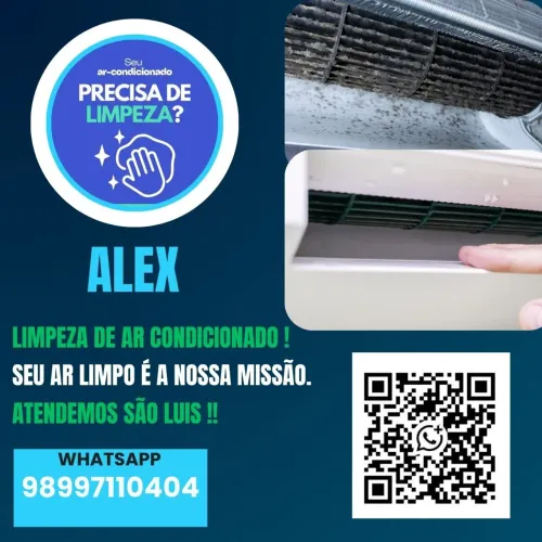 Limpeza e Higienização de ar condicionado