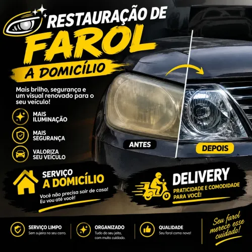 Restauração de farol delivery