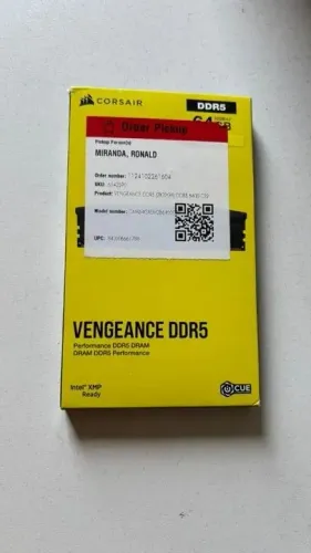 Memória Ddr5 2x32gb Cl32 6400mhz Corsair Vengeance