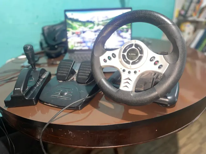Volante Gamer Completo 