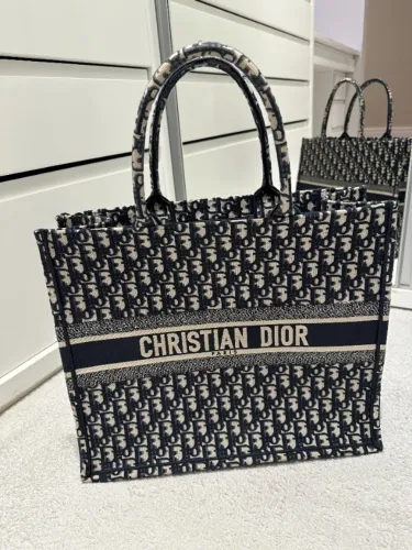 Bolsa Christian Dior Book Tote Oblique Made in Italy