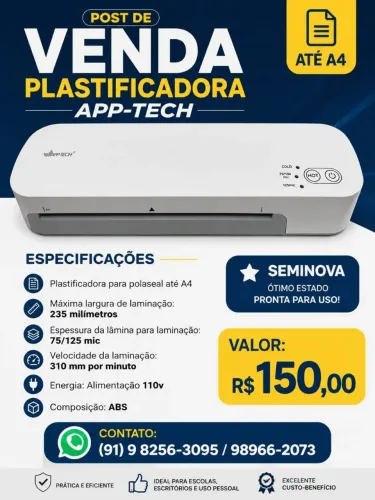 PLASTIFICADORA APP-TECH 