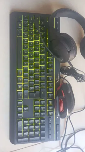 Kit game teclado mouse headset leia tudo abaixo 