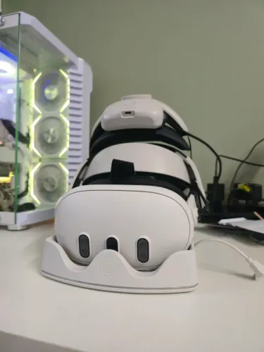 META QUEST 3 512 + BOBOVR M3 pro + CAPA DE PROTEÇÃO