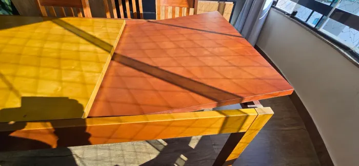Mesa extensível 2,70 m madeira maciça