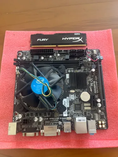 Kit Placa Mãe H110(ASUS) + Processador I5 7400 + Memoria 8 Gb Ddr4 (HyperX) + Cooler Intel