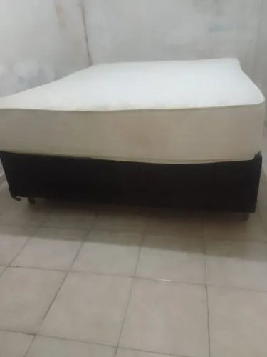Cama box casal com colchão