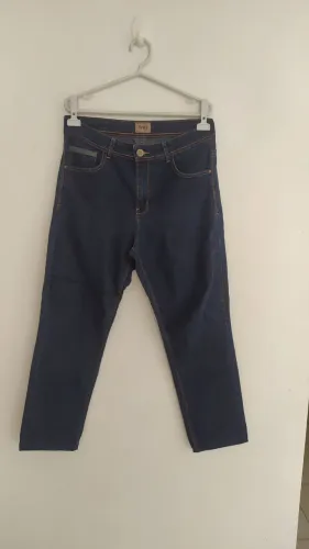 Calça jeans masculina azul tng slim Tam 40