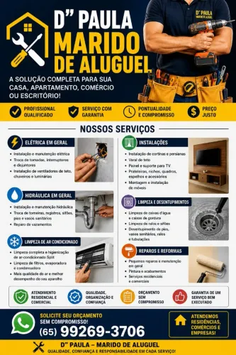 Faz-tudo marido de aluguel