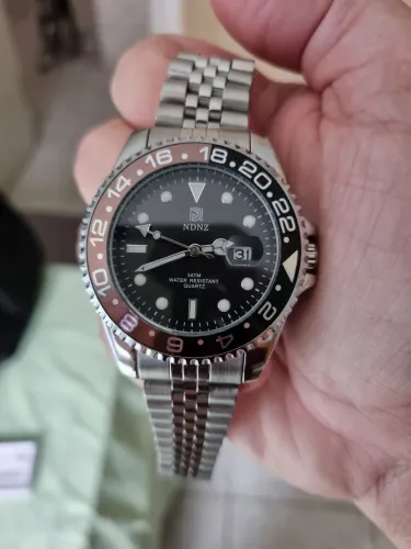 Relógio NDNZ GMT "Bruce Wayne"