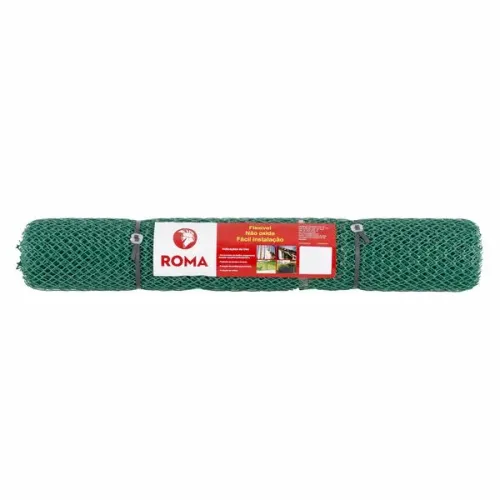 Tela Multiuso plástico, tam único 1,5m, cor verde, embalada nunca usada